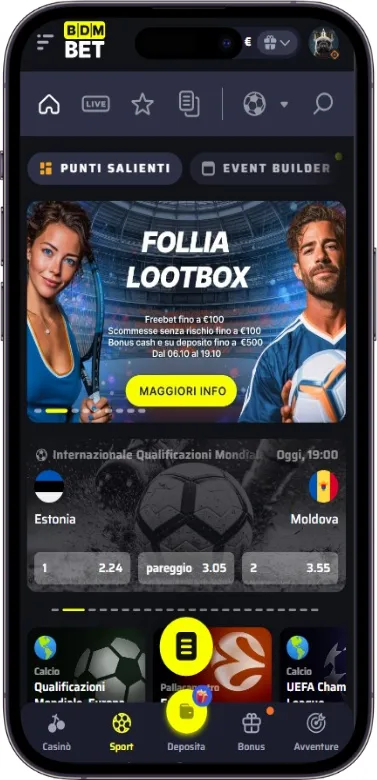 BDMbet Casino sport